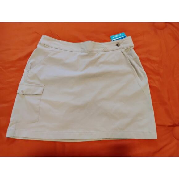 Columbia Women's Armadale Skort Omni-freeze Advanced Cooling Size 2 Light Gray - Picture 1 of 7